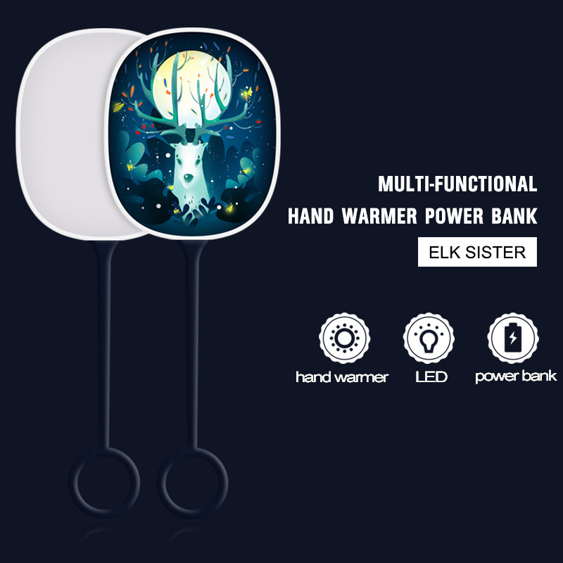 3 in 1 Hand warmer LED power bank -gccelectronic.com