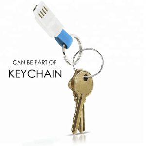 Portable 3in1 magnetic charging cable with keychain for IOS for Android for Type C device