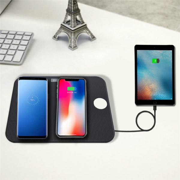 Most popular multi-function wireless charger stand 4 in1 wireless charging bracket
