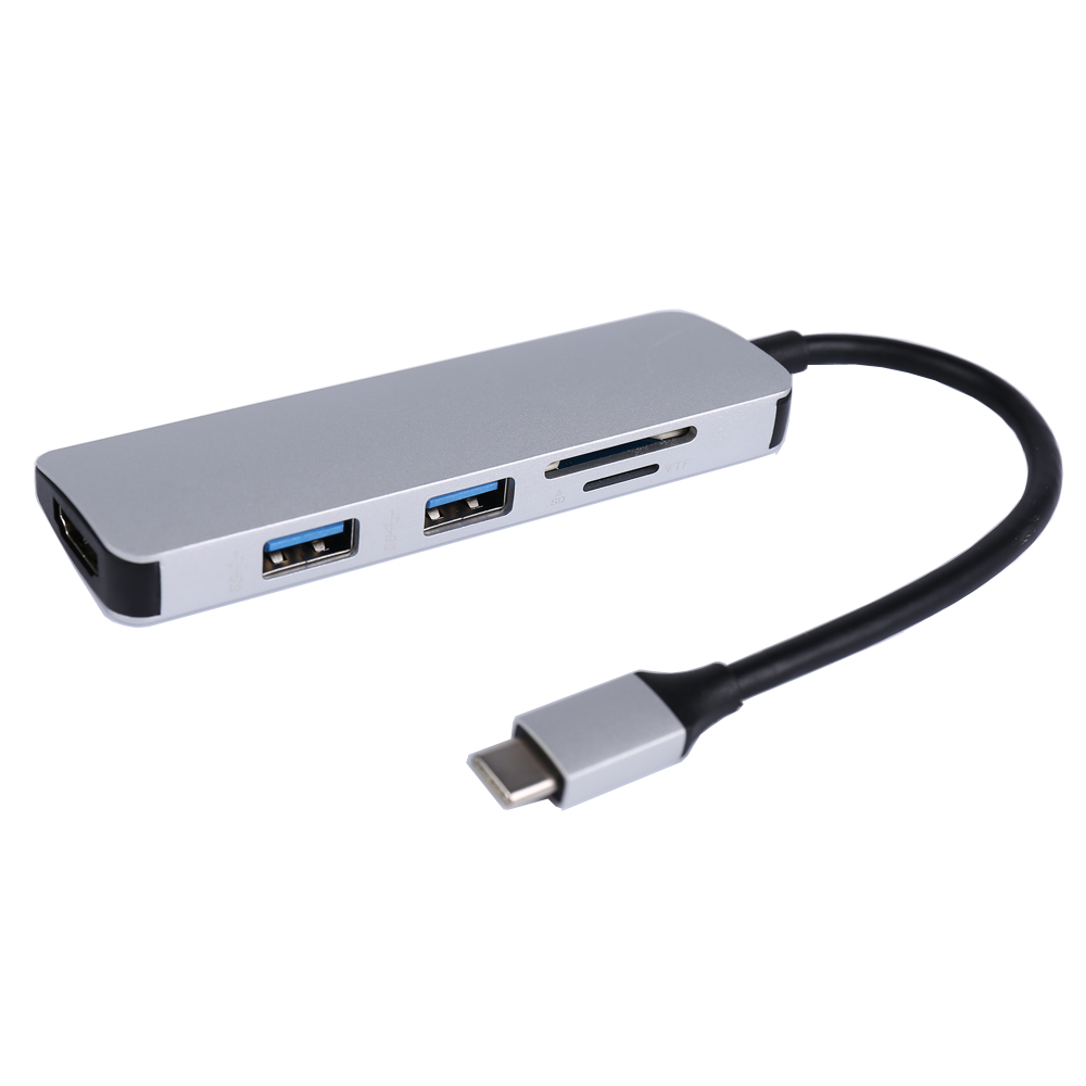 5 In 1 Type C HUB 4K Port USB 3.0 For Macbook Pro