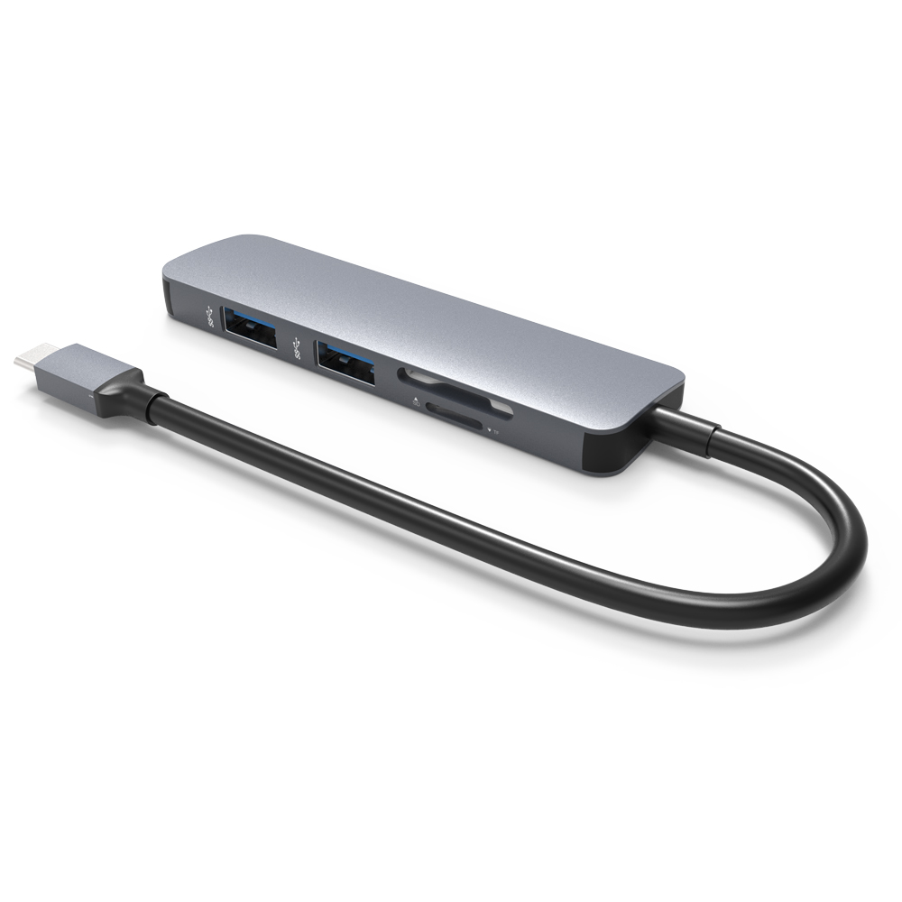 5 In 1 Type C HUB 4K Port USB 3.0 For Macbook Pro