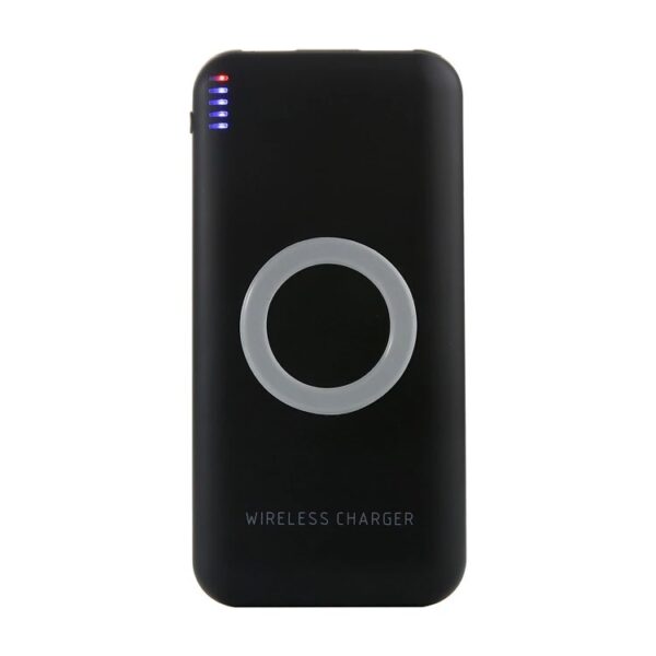 Hot Sells Power Bank Rechargeable High Quality 2 in 1 Qi Wireless Portable Phone Charger