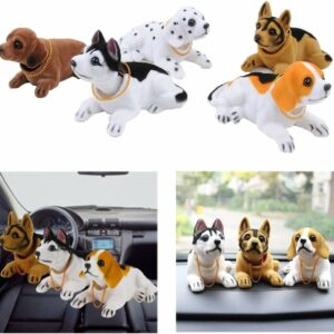 Lovely Car Auto Vehicle Dashboard Decoration Husky Bobblehead Dog Doll Car Vehicle big head dog toy