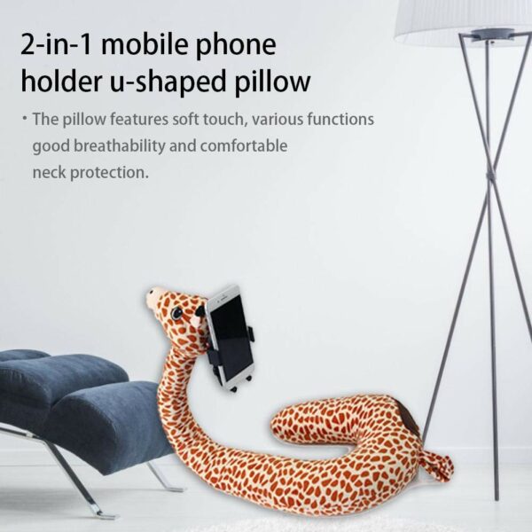 New multi-functional lazy mobile phone stand u-shaped neck pillow
