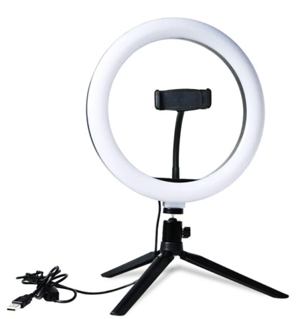 Wholesale 10 Inch 26cm LED Ring Light 5W Selfie Ring Lamp Makeup Studio Fill Light Live Broadcast Streaming Beauty Photography Photo Light