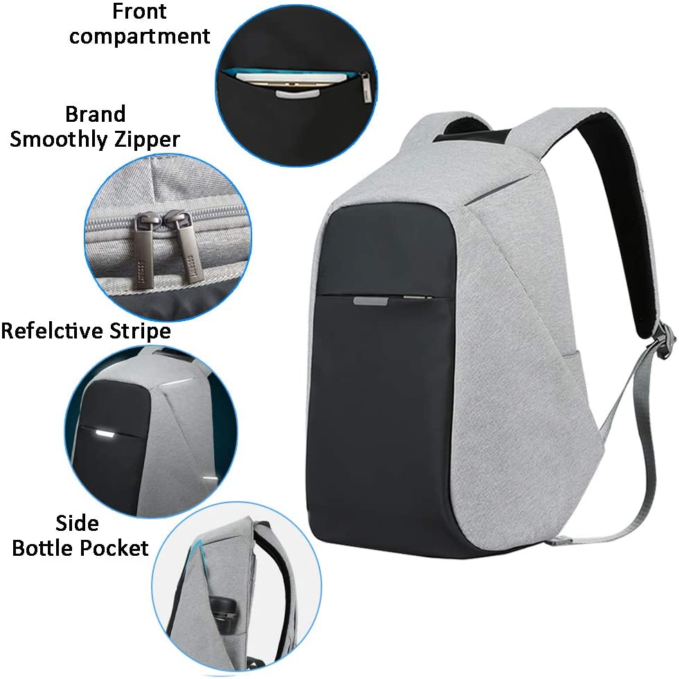 anti theft backpack with charger