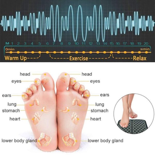 EMS foot massage mat