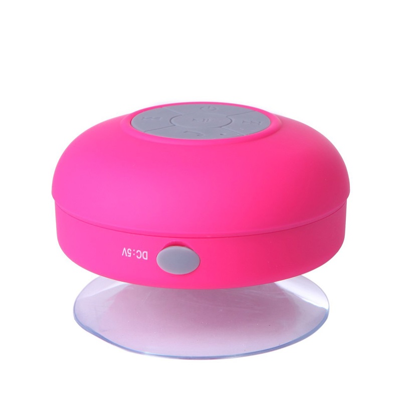 Recharable Splash-proof design with suction cup backing Speaker 