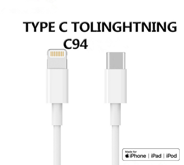 1m 2m 3m USB C to Lightning Cable (4)