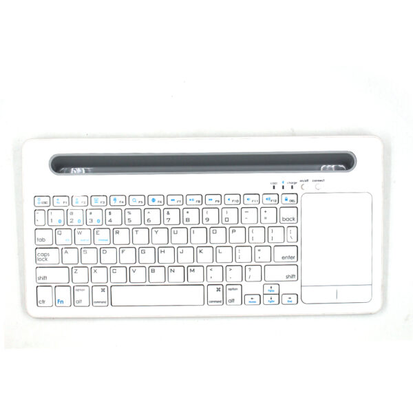 Multi devices computer wireless keyboard BCM20730 with mouse pad Built