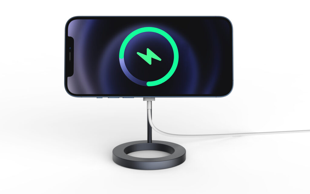 Chargeur magnétique rapide sans fil 2 en 1 15W, support de chargeur de téléphone portable X22