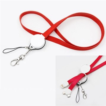 36 Three-in-one lanyard round charging cable