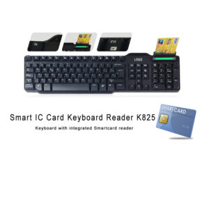 Integrated Professional Smart IC Card Reader Keyboard K825