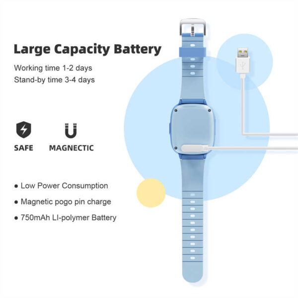 Large capacity battery working time 1-2days stand- by time 3-4days safe magnectic low power consumption magnetic pogo pin charge 750mAh li-polymer battery