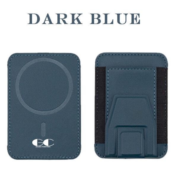 Premium Quality Ultra Slim Card Holder Wallet by GCC ELECTRONIC SKU-01-dark blue