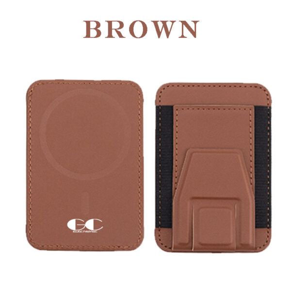 Slim and Secure Card Holder Wallet by GCC ELECTRONIC SKU-03-BROWN