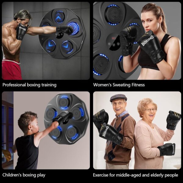 Boxing machine smart music electronic boxing target home fitness wall target children's boxing machine sports training device - Slika 2