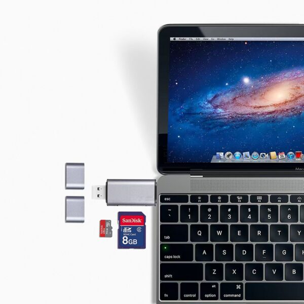 Super Speed USB OTG USB 3.0 Type C USB C 2 in 1 SD TF Memory Card Reader