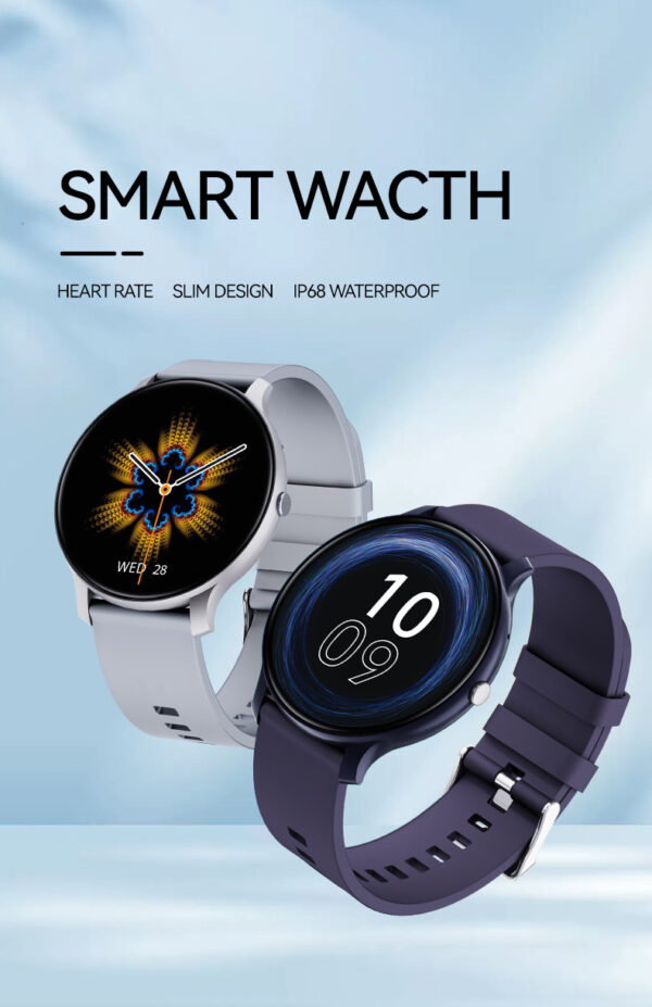 IP68 Waterproof Sports Swimming Smart Watch with Heart Rate Blood Pressure Blood Oxygen