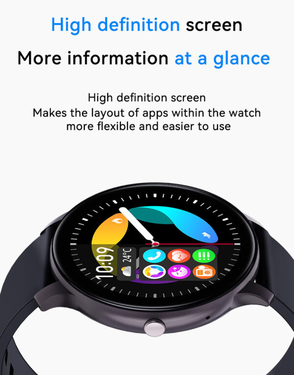 IP68 Waterproof Sports Swimming Smart Watch with Heart Rate Blood Pressure Blood Oxygen - ਚਿੱਤਰ 8