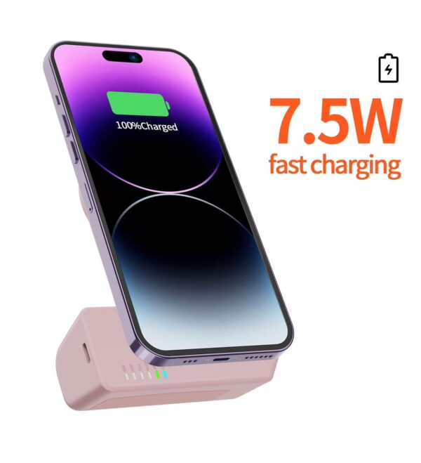 وائرلیس چارجنگ کے ساتھ 3-in-1 مقناطیسی فون گرفت & بلوٹوتھ شٹر - تصویر 13
