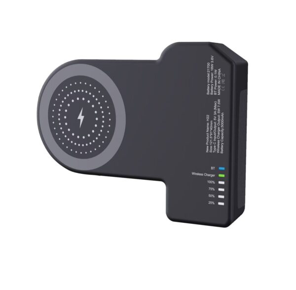 وائرلیس چارجنگ کے ساتھ 3-in-1 مقناطیسی فون گرفت & بلوٹوتھ شٹر - تصویر 11